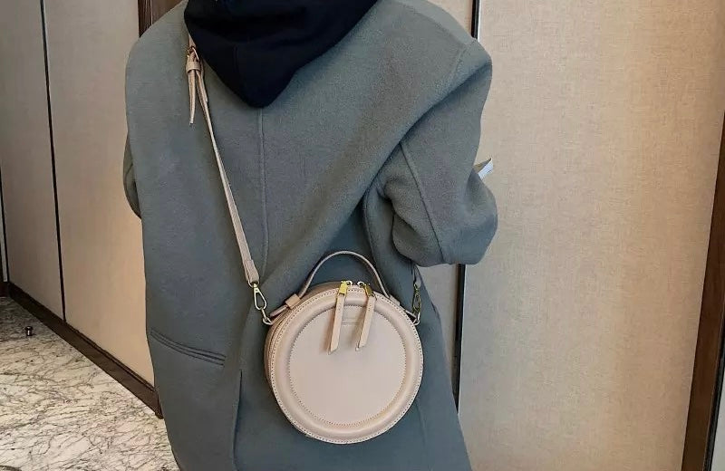 Melanin Round Handbag