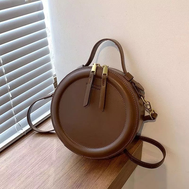 Melanin Round Handbag